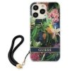 Guess GUHCP13LHFLSB iPhone 13 Pro / 13 6,1 niebieski/blue hardcase Flower Strap